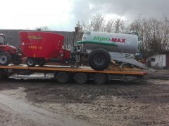 DafAgro T-Rex 10m3 i Agro-Max 8000L