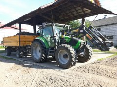 Deutz-Fahr Agroton  K410 + Wielton