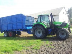 Deutz-Fahr Agrotron 6150 + fortschritt t088