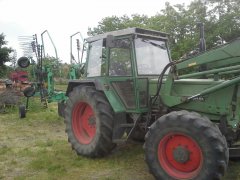 Fendt 309 + zgrabiarka