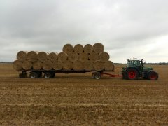 Fendt  820 +naczepa