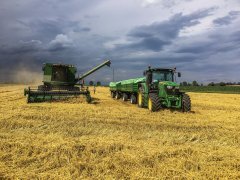 John Deere 1470 i 6140r jęczmień heidi