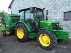 John Deere 5075E \u0026 JD 545