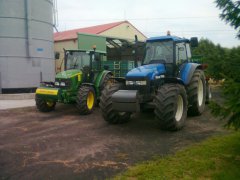 John Deere 5620 i New Holland TM165