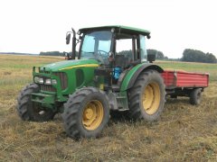 John Deere 5620 i wywrotka