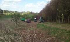 John Deere 6800 & Same leopard 85 & Ford 4600