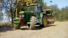 John Deere 6800 \u0026 grano system i amazone D9