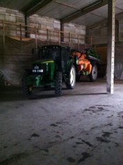 John Deere 6820 + Amazone