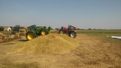 John deere 6830P & Case puma 130