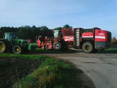 John Deere 7530p +Grimme
