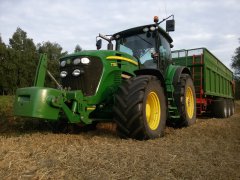 John Deere 7730 & przyczepa pronara