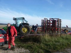 John Deere 7730 + Vaderstad 5,5m