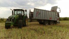 John Deere 7730+Fliegl ASW268