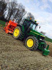 John Deere 7810 +kuhn integra 303