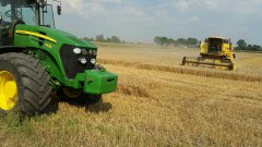 John deere 7930 & New holland tc 56