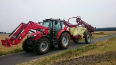 Massey Ferguson 5609 z Hardi Navigator 3000