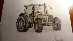 Massey Ferguson 6150 - rysunek