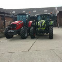 Massey  Ferguson 6465 Claas Arion  430