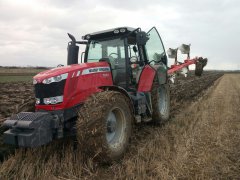 Massey Ferguson 7614 + gregoire-besson