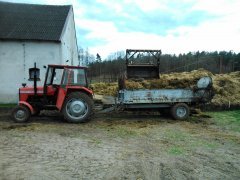 Mf 255 + rozrzutnik + mf 3050