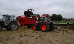 MF 3070 + Gilbert 8 ton + Kubota