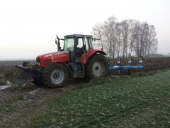 MF 6485 + lemken opal 6