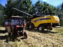 New Holland CX6080 & URSUS 3512