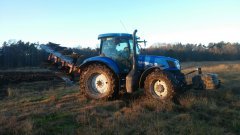 New Holland T6 + Unia ibis