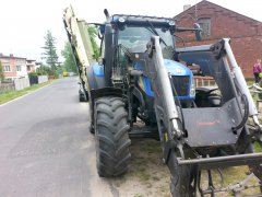 New Holland T6010 + kosiarka Krone 2.8