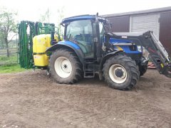 New Holland T6010 + opryskiwacz Pilmet 1020