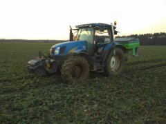 New Holland T6030 + Unia MXL 1600