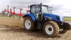 New Holland t6.165 + agro-masz po4