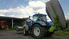 New Holland T6.165 + kosiarki Claas