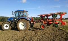 New Holland T6.175 & Unia Vario 4S Long