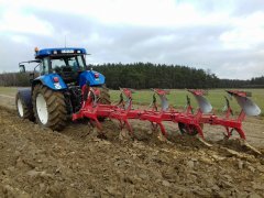 New Holland t7550 & gregoire besson n