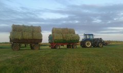 New Holland TD90D & Pronar T672 & D47