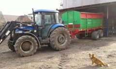 New Holland TD90D & Unia Tytan 10 Plus