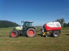 Pottinger i Claas Ares 696