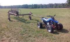 Quad 110 cc + zgrabiacz