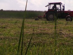 Ursus C-360 i przetrząsacz