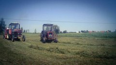 Ursus C-360+zagrabiarka & Zetor 8011+prasa Metal Fach Z562