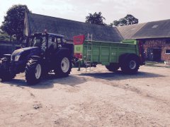 Valtra N113 & Unia Apollo 14Obornik 2015!