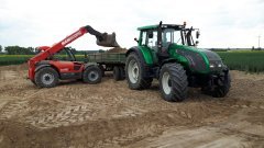 Valtra t-182 i manitou 731 turbo