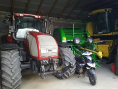 Valtra T180&  Mchale f5500  i New Holland tc5060