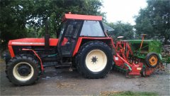 Zetor 12145+kverneland na 14 200 +Amazone d7