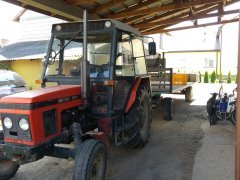Zetor 7211 and Platforma na szpile z tytoniem