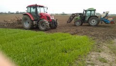 Zetor Forterra 135+ brony  Deutz-fahr Agroplus 80+monosem