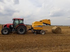 Zetor Proxima 110 + New Holland BR 6090