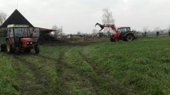 Zetor proxima 6441 & Zetor 6911 + rozrzutnik