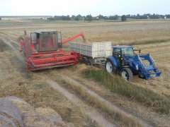 Bizon Z056 super i New holland t4.85